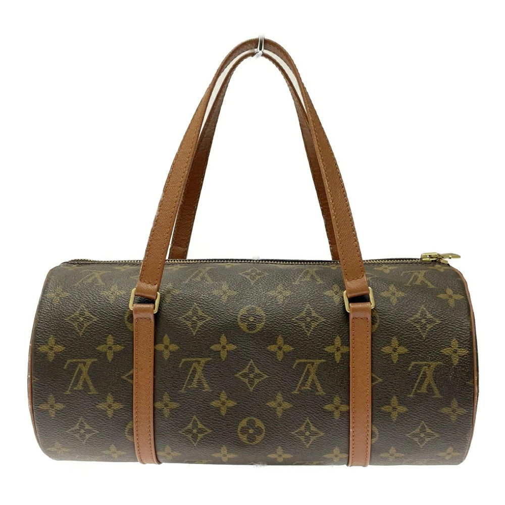 LOUIS VUITTON Monogram Papillon Handbag Brown